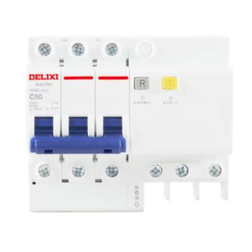 德力西/DELIXI 微型漏电保护断路器，HDBE-63LE 3/3 63A，HDBE63LE3C63 售卖规格：1个