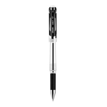 得力 中性笔签字笔水笔，S20 黑 0.7mm子弹头 售卖规格：1支