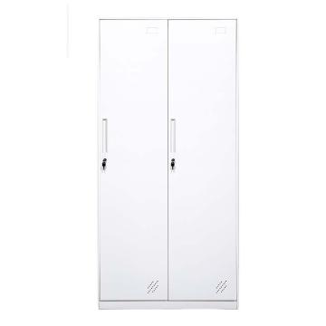 红心 两门更衣柜员工柜钢制储物柜，HXGC05 厚度0.8mm 900*500*1850mm 白色 售卖规格：1个