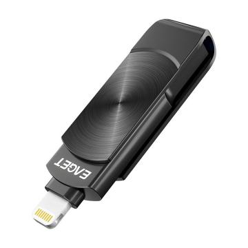 忆捷 苹果U盘，i66Plus-256G USB3.0 Lightning接口手机电脑两用优盘 售卖规格：1个