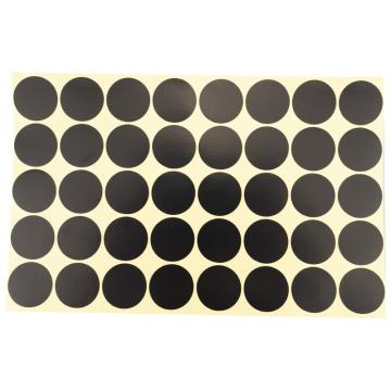 海斯迪克 彩色不干胶圆点标签贴纸，分类记号贴，gnjz-1322，25mm黑色，圆点，600贴/包 售卖规格：1包