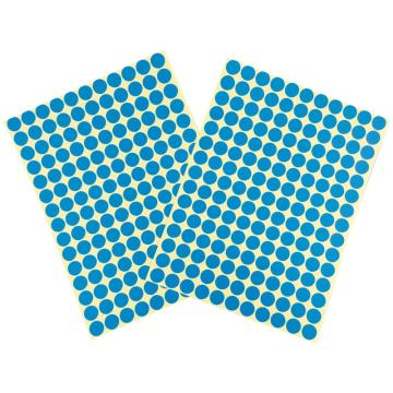 海斯迪克 彩色不干胶圆点标签贴纸，分类记号贴，gnjz-1322，10mm蓝色，圆点，2475贴/包 售卖规格：1包
