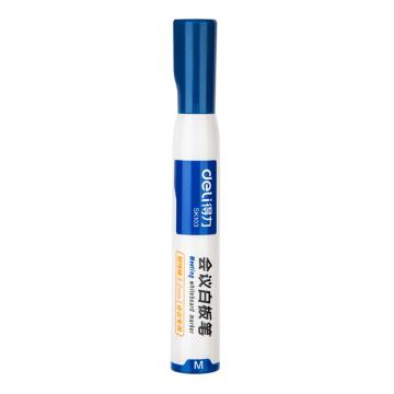 得力 粗头白板笔，SK103蓝 3.2MM线幅 办公教学会议用（10支/盒） 售卖规格：1支