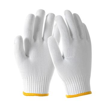 得力 涤纶手套，DL521003 白色 售卖规格：1包