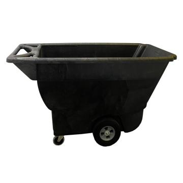 乐柏美/Rubbermaid 胶棉倾卸斗车垃圾手推车，FG9T1300BLA 0.5立方码/0.38立方米 售卖规格：1台