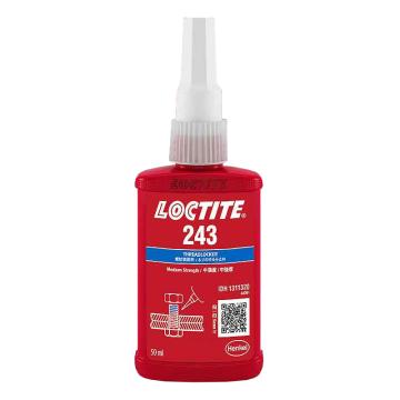 乐泰/LOCTITE 螺纹锁固胶，243 售卖规格：50毫升/瓶