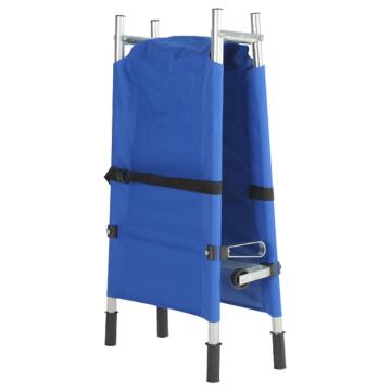 海斯迪克 可折叠担架，gnjz-1106，蓝色镀锌铁加厚两折(150公斤） 售卖规格：1个
