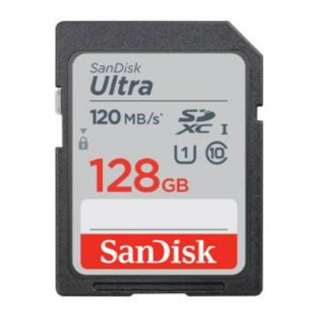闪迪/SanDisk SD存储卡，SDUNC/128G C10 至尊高速版读速140MB/s 售卖规格：1片