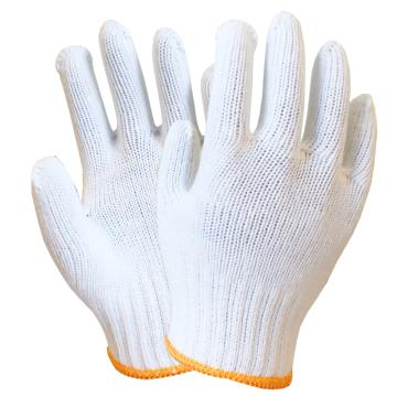 海太尔 纱线手套，0004 特纺手套，70%棉+30%涤，白色，均码 售卖规格：1副