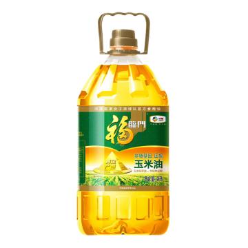 福临门 食用油，4L 非转基因压榨玉米胚芽油 中粮出品 售卖规格：1瓶