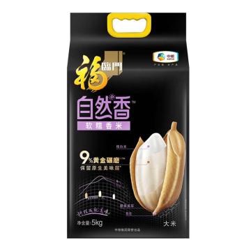 福临门 自然香 软糯香米，5kg 中粮出品 （一件代发）