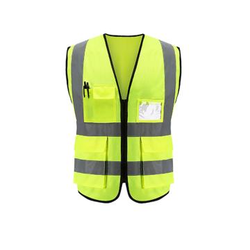 锦安行 反光背心（带口袋），荧光绿，均码，JCH-120006 售卖规格：1件