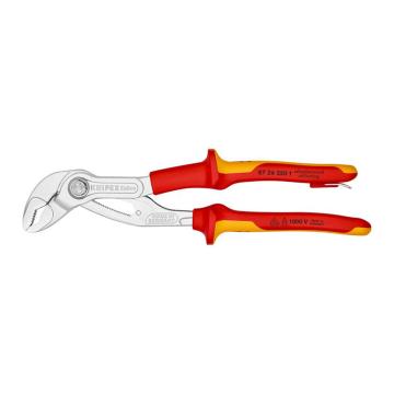 凯尼派克/KNIPEX Cobra绝缘水泵钳（带安全绳扣），87 26 250 T 250mm 售卖规格：1把