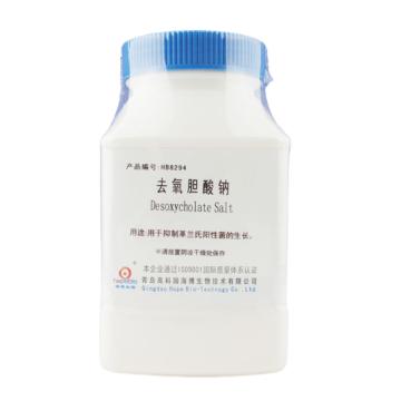 海博生物 去氧胆酸钠，HB8294 用于抑制革兰氏阳性菌的生长，100g/瓶 售卖规格：1瓶