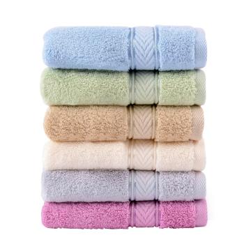 洁玉 时光漫步毛巾，JY-1601F 140g  36×76cm，颜色：米/棕/绿/蓝/灰（颜色随机发货） 售卖规格：1条