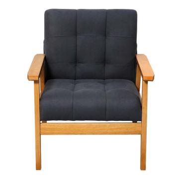 中芯 木质布艺沙发，QLZX229 布艺单人位沙发 660*650*740mm 灰色 售卖规格：1张