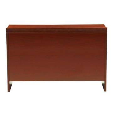中芯 油漆长条桌，ZXLH-224 油漆条形会议桌条桌 1400*400*760mm 红棕色 售卖规格：1张