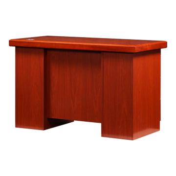 中芯 油漆木贴皮班台，QLZX92 办公桌油漆职员桌主管桌 1200*700*760mm 红棕色 售卖规格：1张