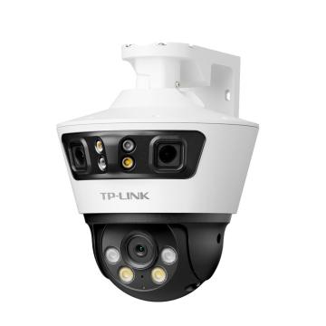 普联/TP-LINK 三目200万H.265室外枪球联动小球机，TL-IPC669V-A4 DC供电 售卖规格：1个