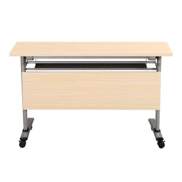 中芯 折叠培训桌，ZXLH-62 1.6米原木色折叠桌会议桌培训桌 1600*400*750mm 原木色 售卖规格：1张