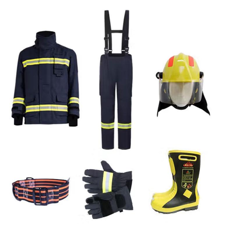 忠茗 17式消防员灭火救援防护服五件套（衣服/头盔/手套/腰带/靴子），ZFMH-ZM D-175 售卖规格：1件