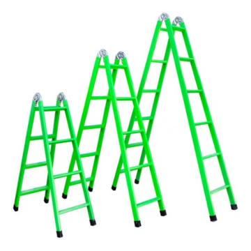 来样 绿色铁梯人字梯2.5米，LY-LT-2.5 6阶载重150kg 工作高度142cm 售卖规格：1台