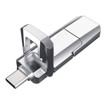 爱国者/aigo U盘，393-512GB USB3.1 Type-C双U口高速固态U盘 读520MB/s 写420MB/s 售卖规格：1个