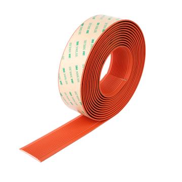 布朗森/BRONSON 自粘式PVC楼梯防滑条-桔红，PVC材质，覆背胶，50mmx30m，厚度3.5mm，A9549 售卖规格：1卷