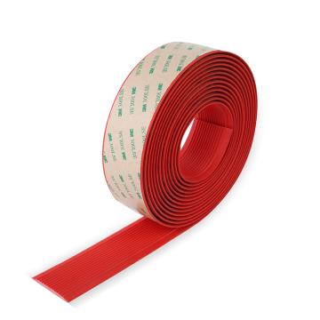布朗森/BRONSON 自粘式PVC楼梯防滑条-红，PVC材质，覆背胶，50mmx30m，厚度3.5mm，A9555 售卖规格：1卷
