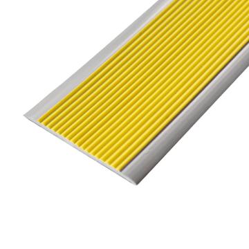 布朗森/BRONSON 自粘式PVC楼梯防滑条-黄灰，PVC材质，覆背胶，60mmx30m，厚度3mm，A9564 售卖规格：1卷