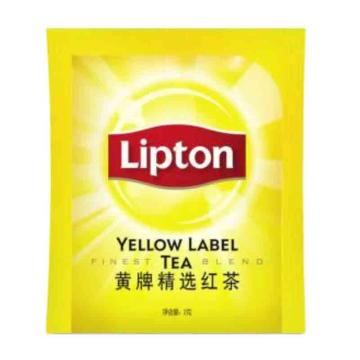 立顿/LIPTON 袋泡茶，黄牌精选红茶纸茶包餐饮，E80 2g*80包 售卖规格：1盒
