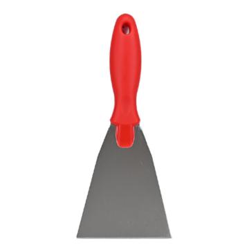 食安库/SHIANKU 不锈钢手铲，40514 100mm（平面）红色 235x100x25 售卖规格：1个