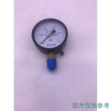 Raxwell 压力表，RODT0051 304 径向不带边 M20*1.5 0-16MPa 硅油 Y-100BFZ 售卖规格：1台