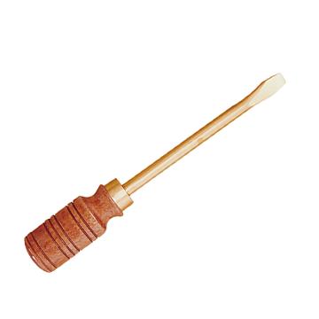 Raxwell 防爆一字木柄螺丝刀，铍青铜，RTBS2111 50*4.5mm 售卖规格：1把