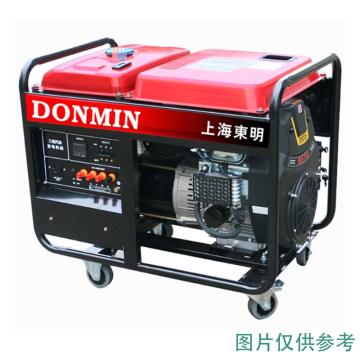 上海东明 开架式三相汽油发电机组，DMS12000CXD 10kW，电启动，含电瓶 售卖规格：1台