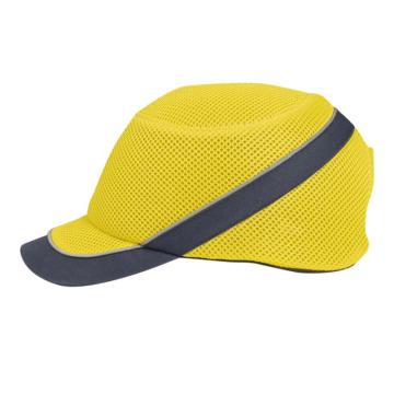 赛锐 清爽款轻型防撞帽，SR-1032 黄色 PE帽壳/帽檐长度50mm 售卖规格：1顶