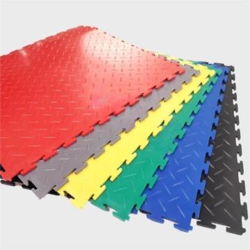 耐特斯珈 方块地垫，50×50CM 厚度5MM 明扣燕尾式 人字纹 绿 售卖规格：1块