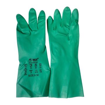 星宇 植绒丁腈防护手套，XY-231NS5005，S码 植绒丁腈防护手套，独立彩袋包装，绿色 售卖规格：1双