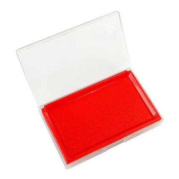 新绿天章 探戈透明方形快干红色印台，8025 137*88mm/新老包装随机发货 售卖规格：1个