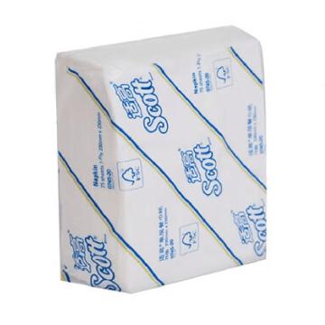 金佰利 SCOTT® 单层餐巾纸(23厘米*23厘米),75抽/包,48包/箱，0745-00 售卖规格：48包/箱
