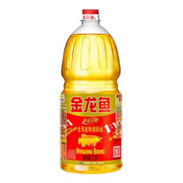 金龙鱼 黄金比例调和油，2.5L转基因 食用油家用宿舍批发小规格装 售卖规格：1桶