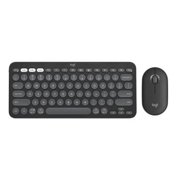 罗技/Logitech 无线键鼠套装，PEBBLE 2 COMBO 夜幕黑 售卖规格：1套