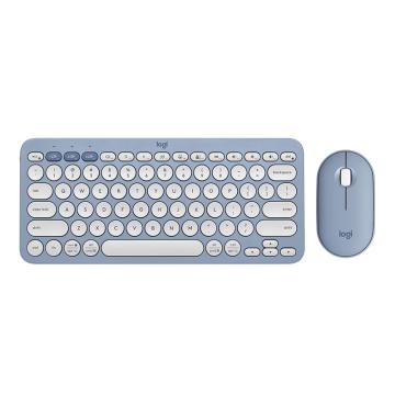 罗技/Logitech 键鼠套装，PEBBLE 2 COMBO 品月蓝 售卖规格：1套