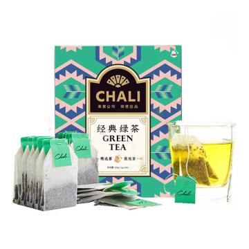 茶里/CHALI 袋泡茶，经典绿茶无纺布茶包盒装200g 2g/包 100包/盒 售卖规格：1盒