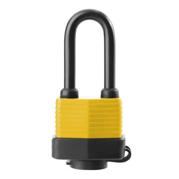炬芯 户外防水挂锁，FS8402A 黄色 锁体宽49mm 通开 售卖规格：1个
