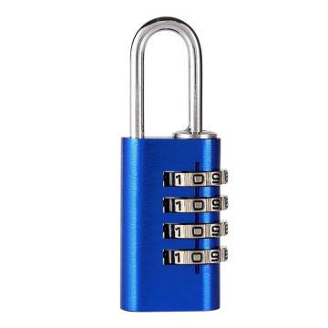 炬芯 铝合金密码锁，AL2143 锁体宽21mm 锁钩直径3mm 4位密码蓝色 售卖规格：1个