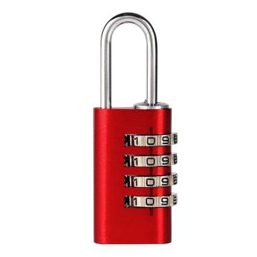炬芯 铝合金密码锁，AL2141 锁体宽21mm 锁钩直径3mm 4位密码红色 售卖规格：1个
