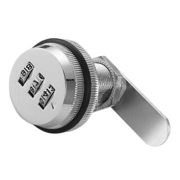 炬芯 拨盘密码锁，ZSC259 3位密码 螺杆长25mm 银色 售卖规格：1个