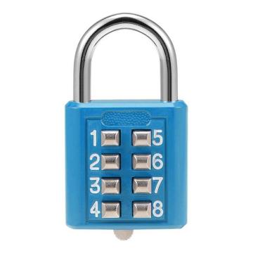 炬芯 8位按键密码锁，ZAJ083 蓝色 锁体宽度35mm 固定密码 售卖规格：1个