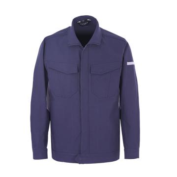 斯卡地尔 工作服夹克衫，藏蓝色，PC23EA3601NB，XL 防静电 售卖规格：1件